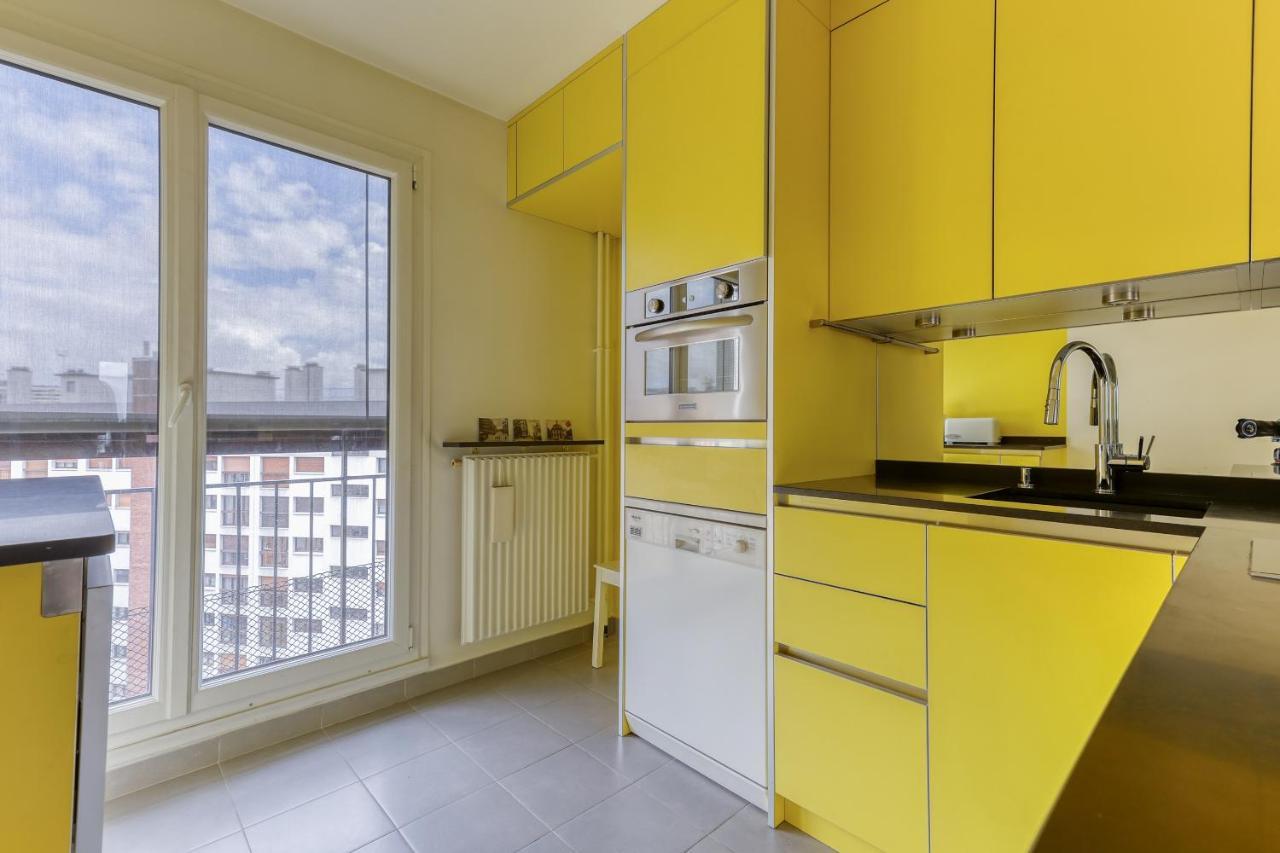 Large And Bright 2 Bdrs Flat With View - Paris 20 Lägenhet Exteriör bild