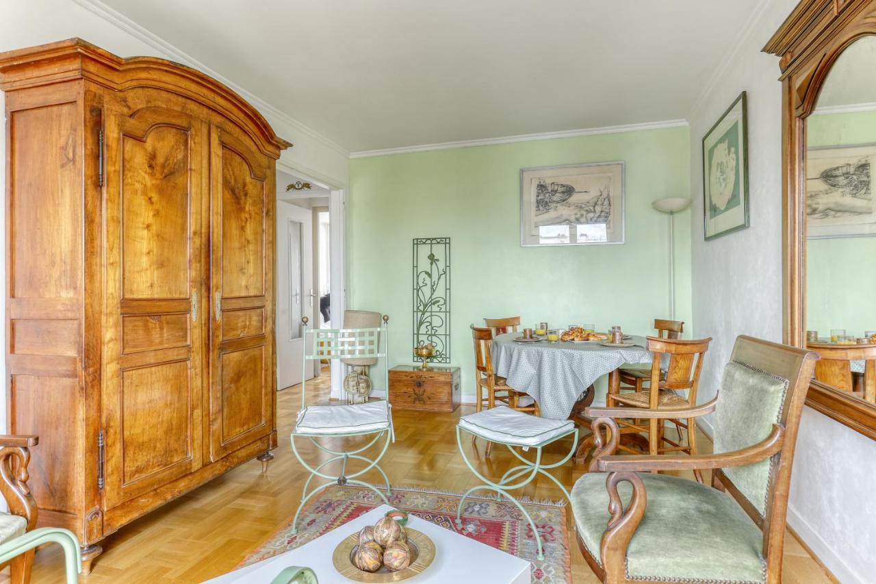 Large And Bright 2 Bdrs Flat With View - Paris 20 Lägenhet Exteriör bild