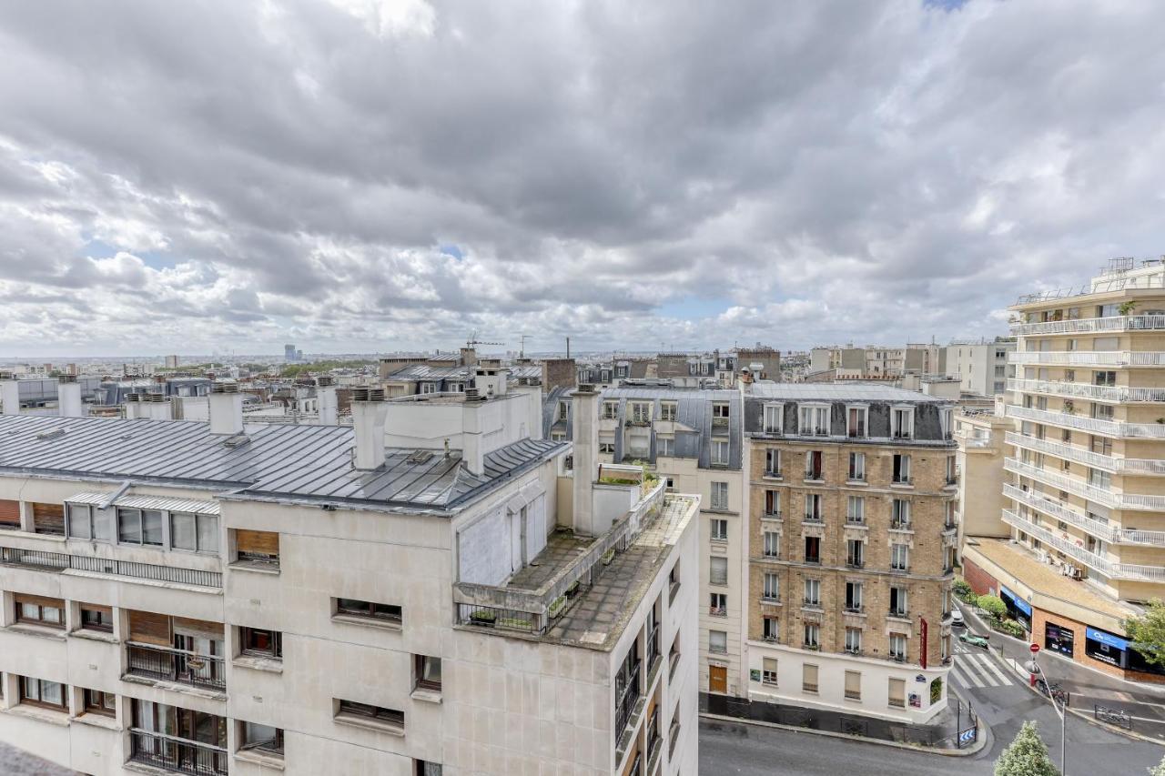 Large And Bright 2 Bdrs Flat With View - Paris 20 Lägenhet Exteriör bild